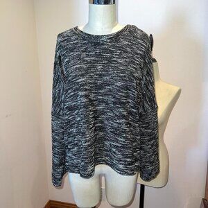 Madewell Black and White Sweater
